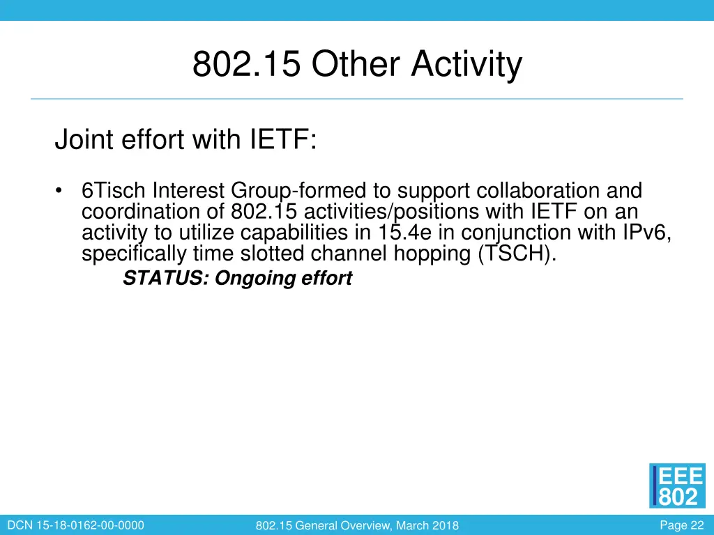 802 15 other activity