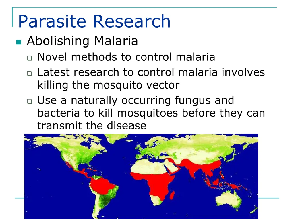parasite research abolishing malaria novel