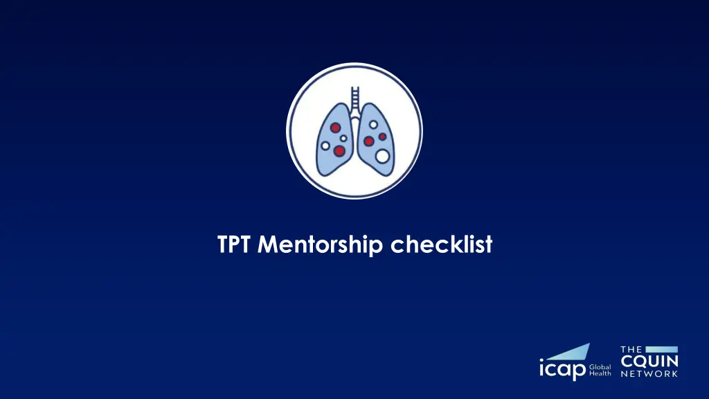 tpt mentorship checklist
