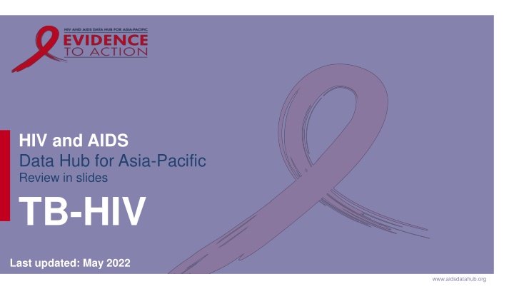 hiv and aids data hub for asia pacific review