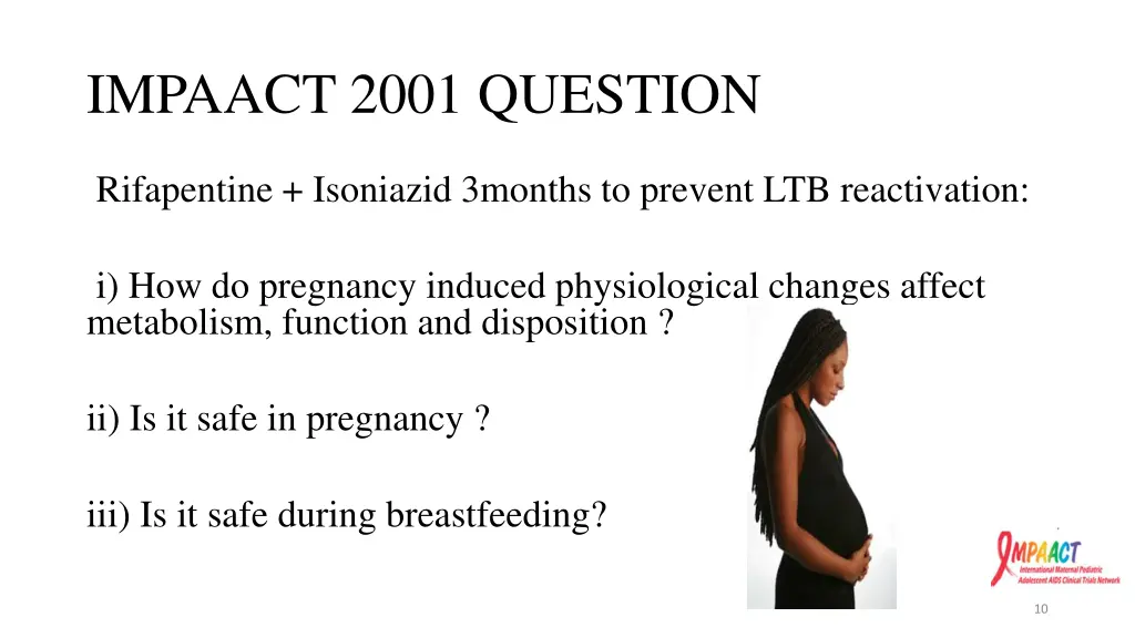 impaact 2001 question