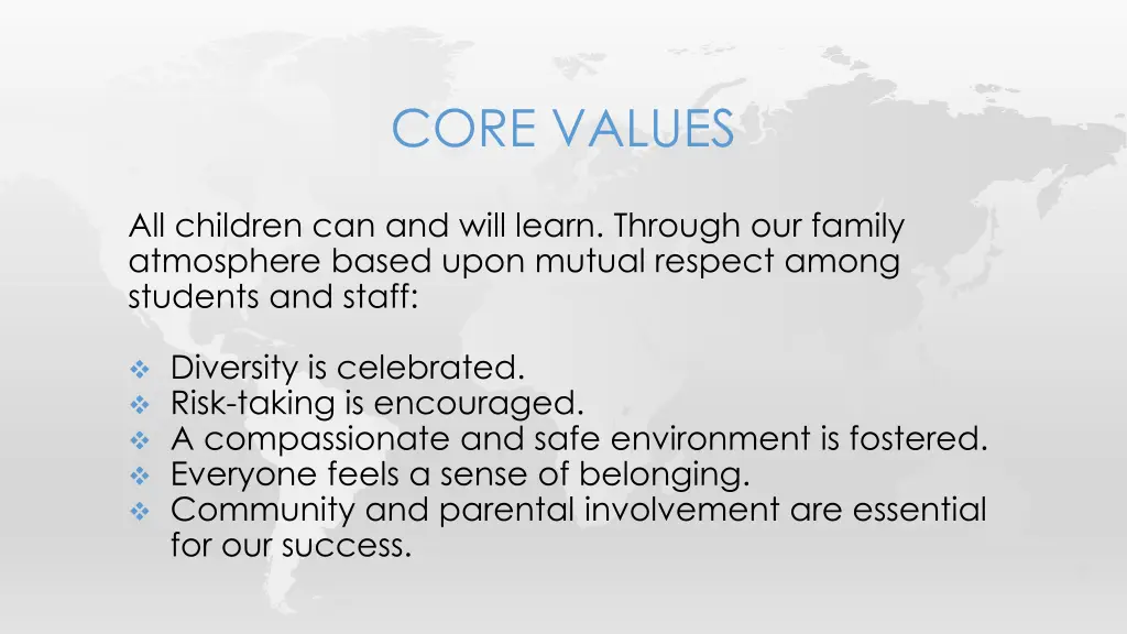 core values