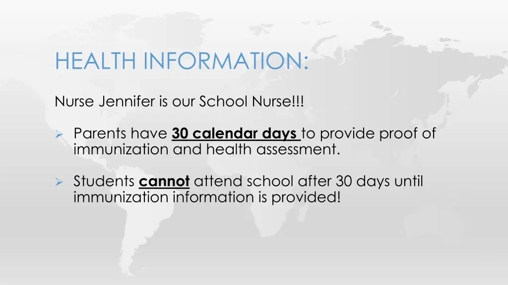 health information