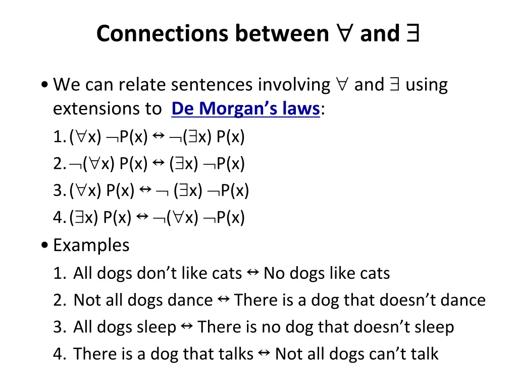 connections between and