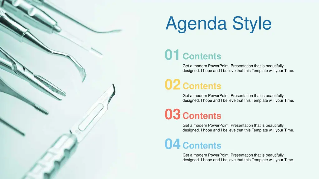 agenda style