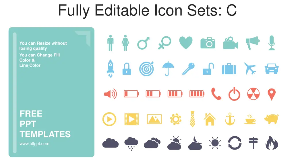 fully editable icon sets c