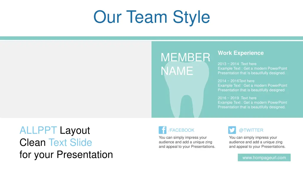 our team style