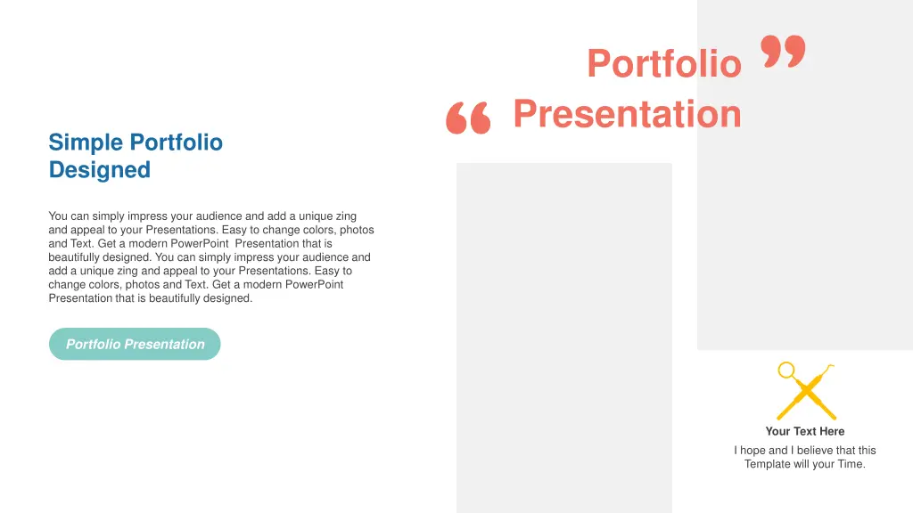 portfolio presentation