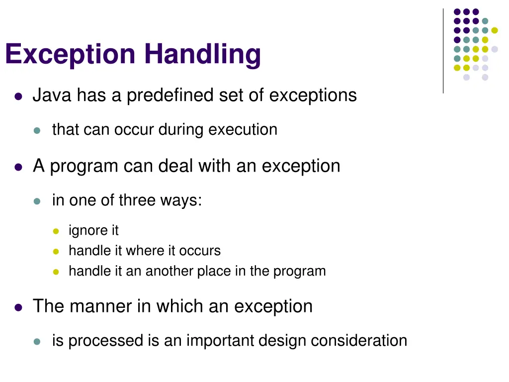 exception handling 1
