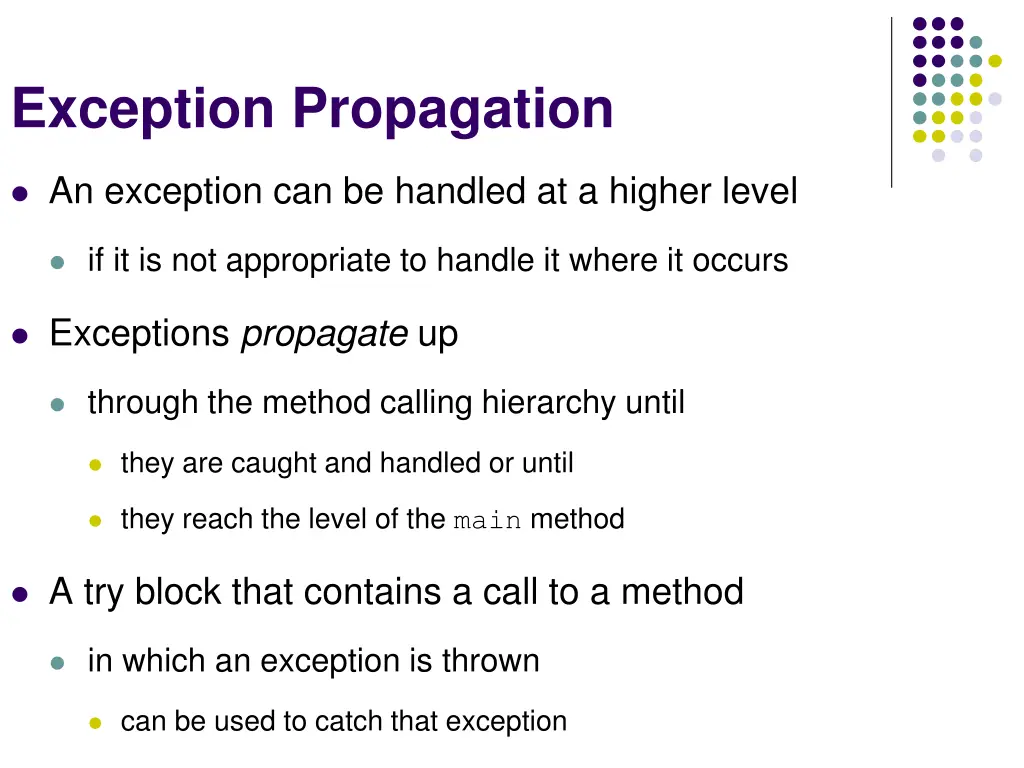 exception propagation 1