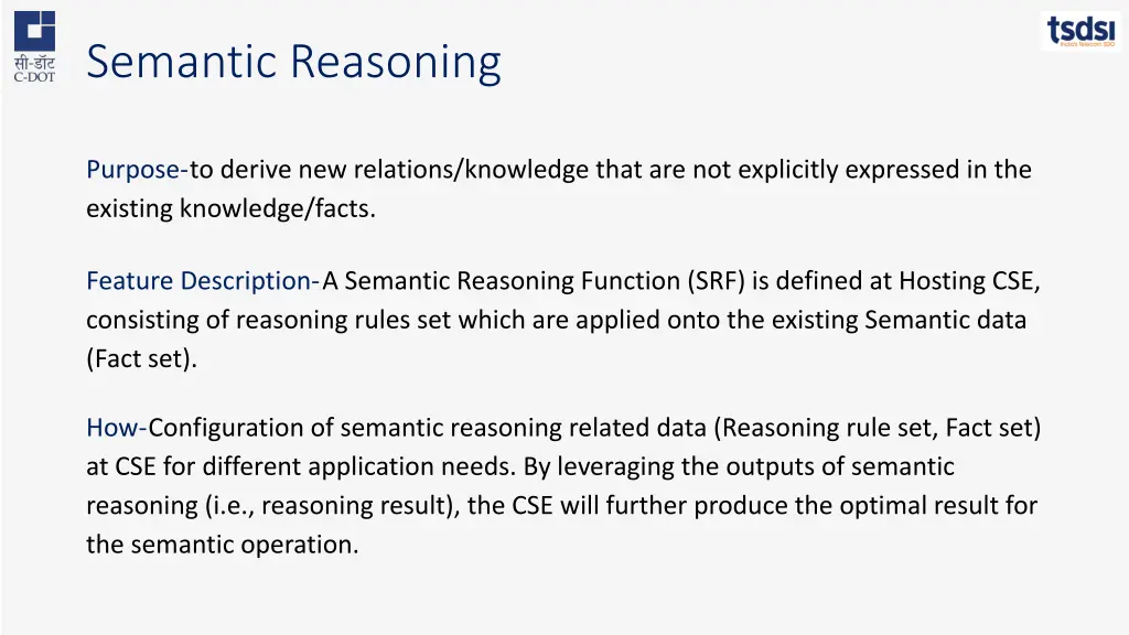 semantic reasoning