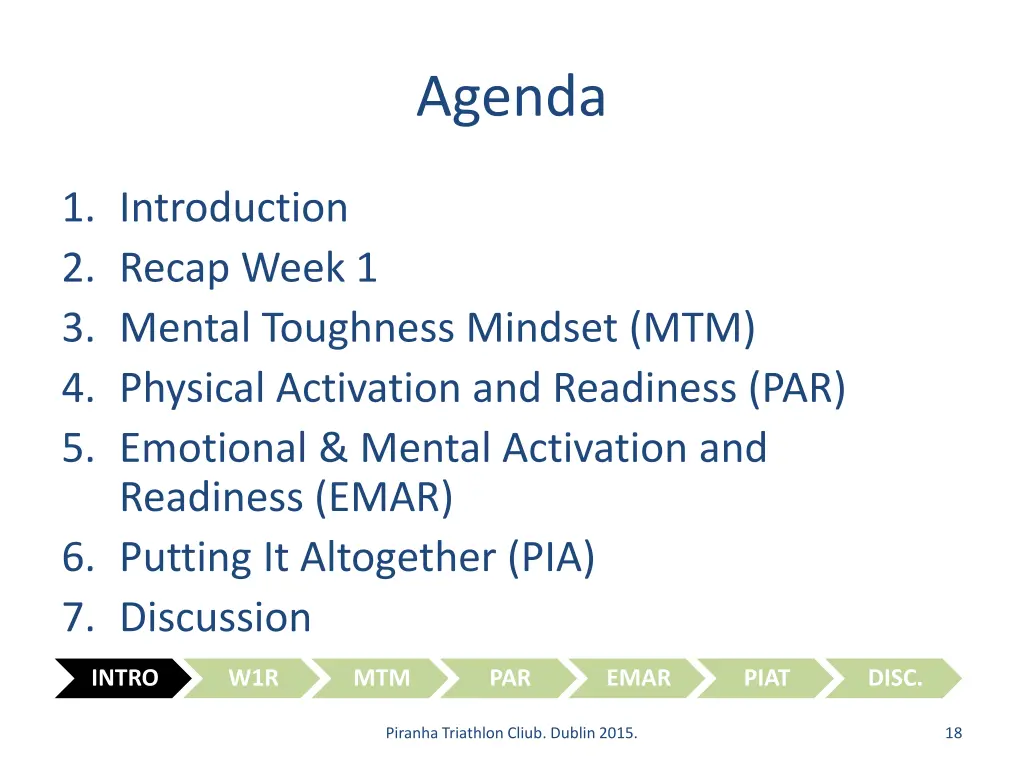 agenda 1