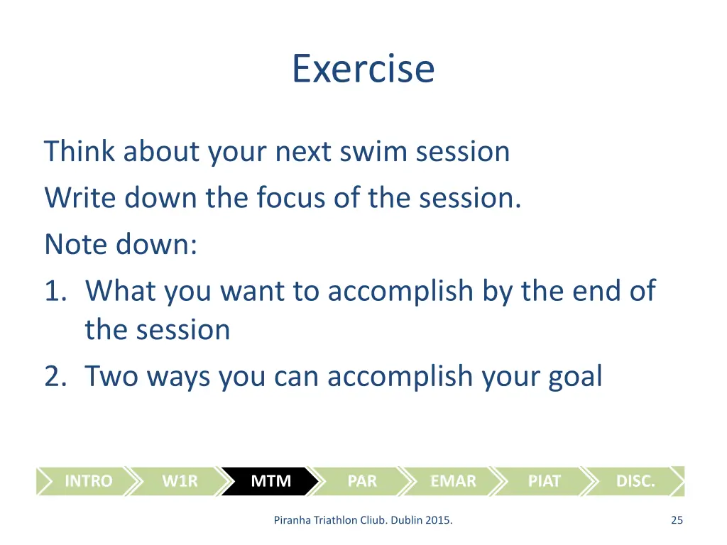 exercise