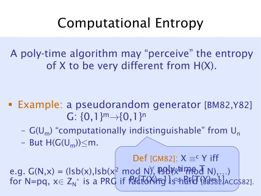 computational entropy 1