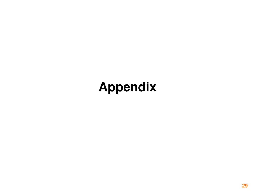 appendix