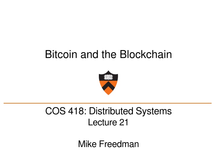 bitcoin and the blockchain