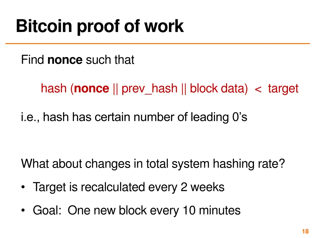 bitcoin proof of work