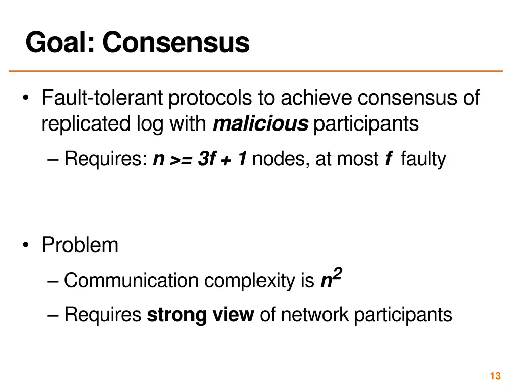 goal consensus