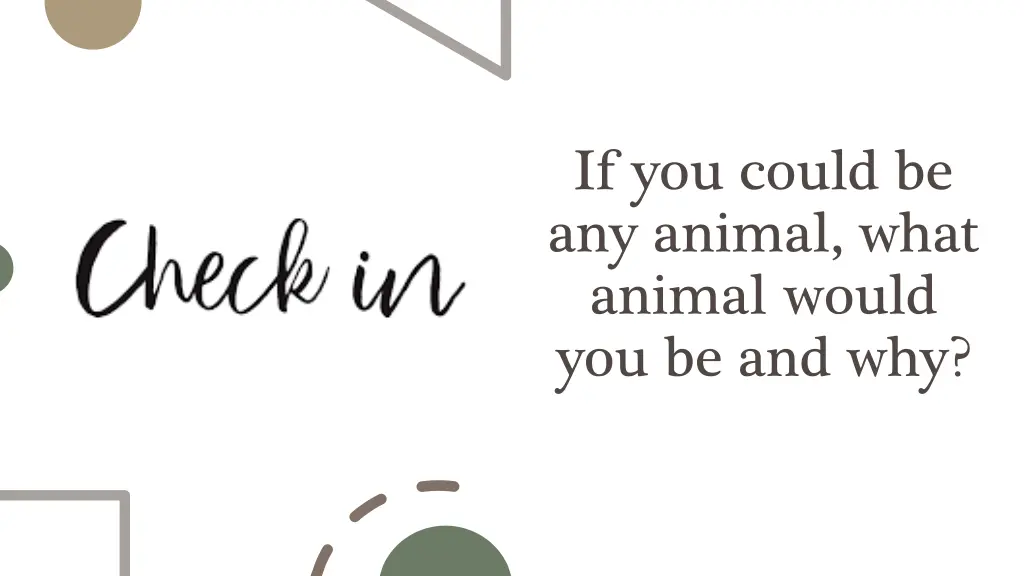 if you could be any animal what animal would