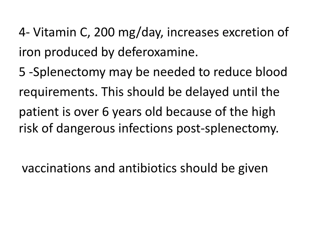4 vitamin c 200 mg day increases excretion