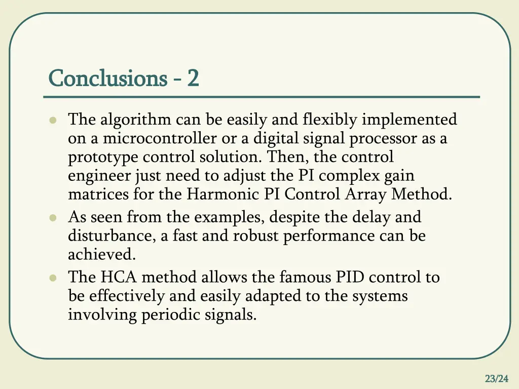conclusions conclusions 2 2