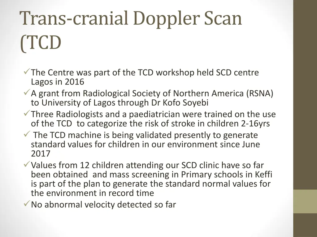 trans cranial doppler scan tcd