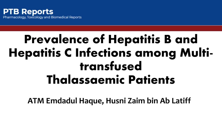 prevalence of hepatitis b and hepatitis