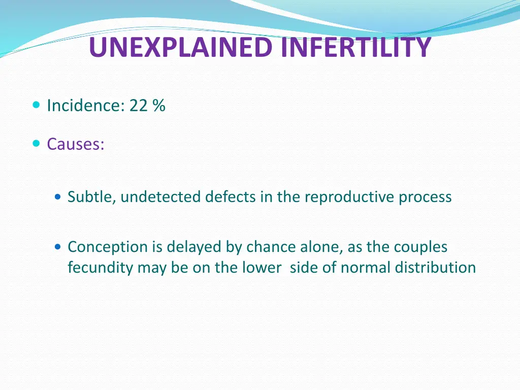 unexplained infertility 1