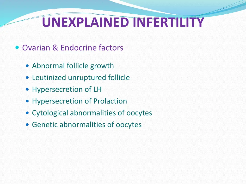 unexplained infertility 2