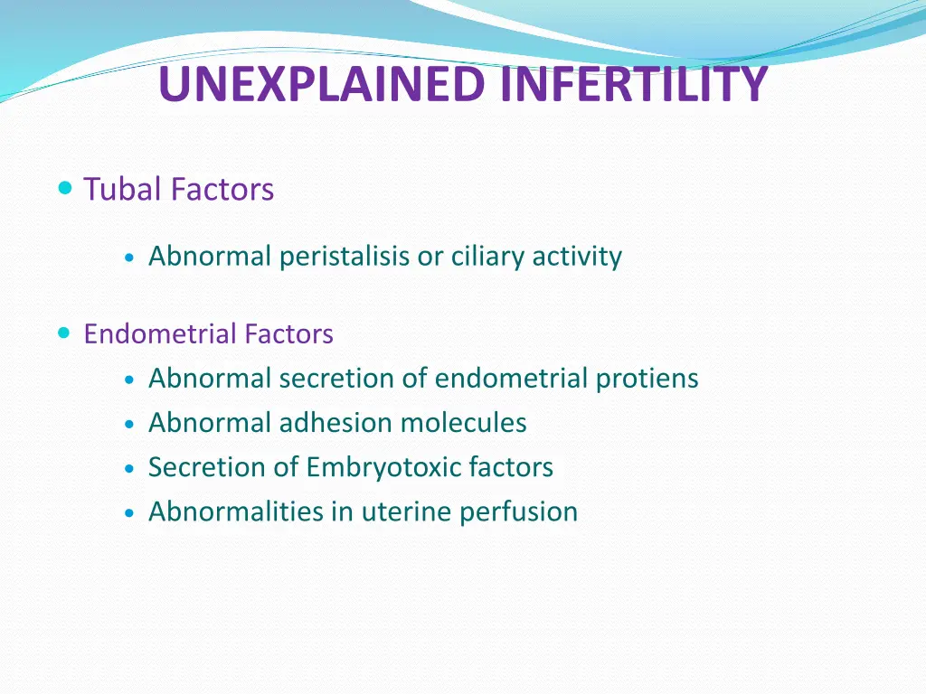unexplained infertility 3