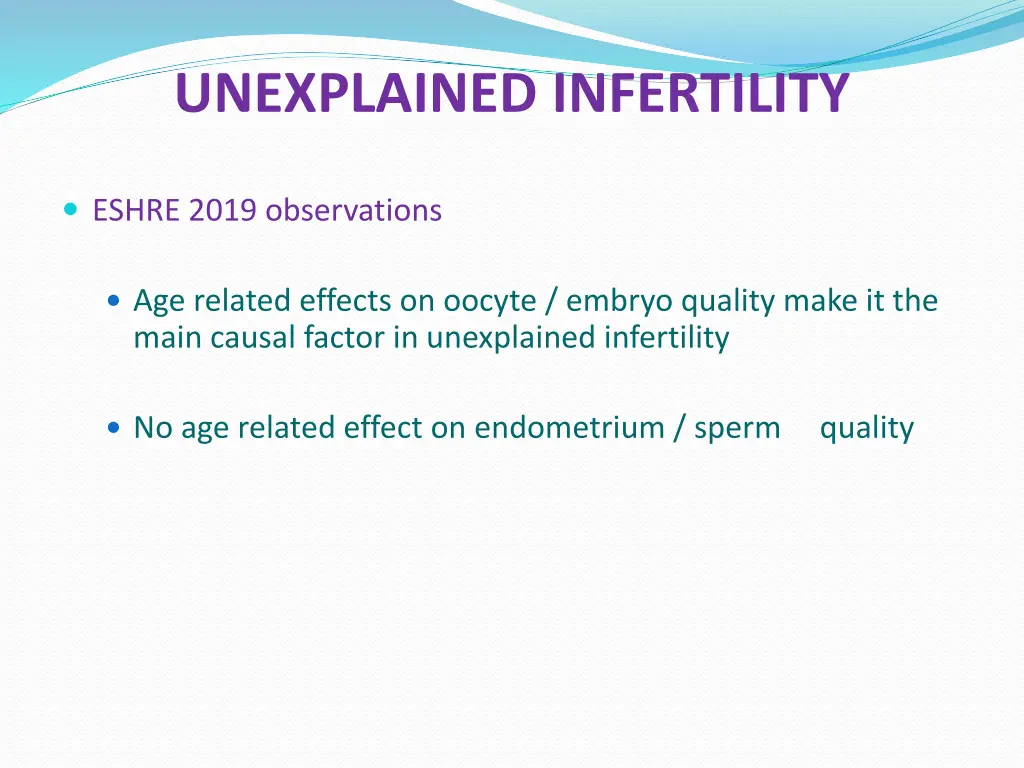 unexplained infertility 9