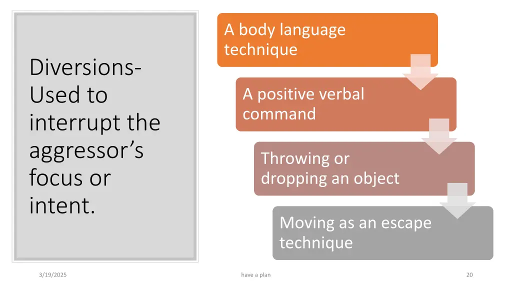a body language technique
