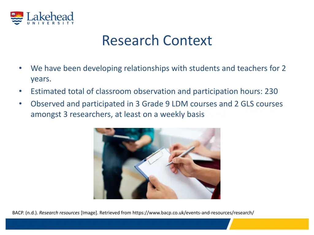 research context