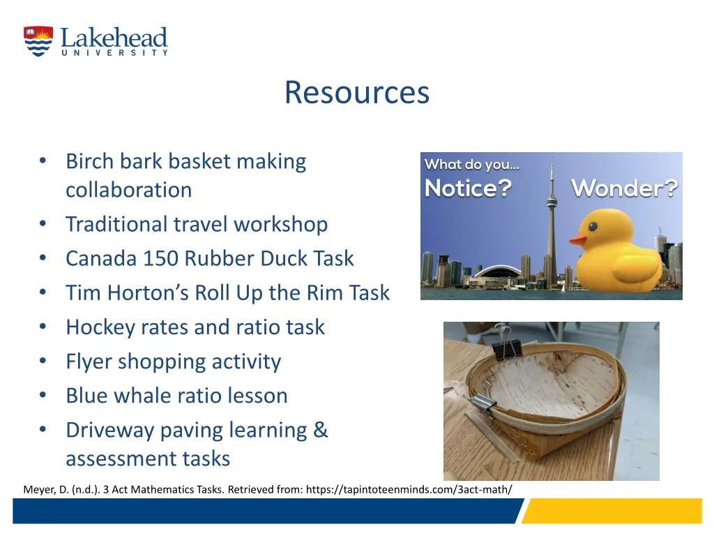 resources