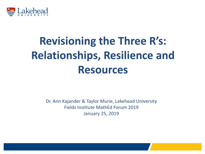 revisioning the three r s relationships