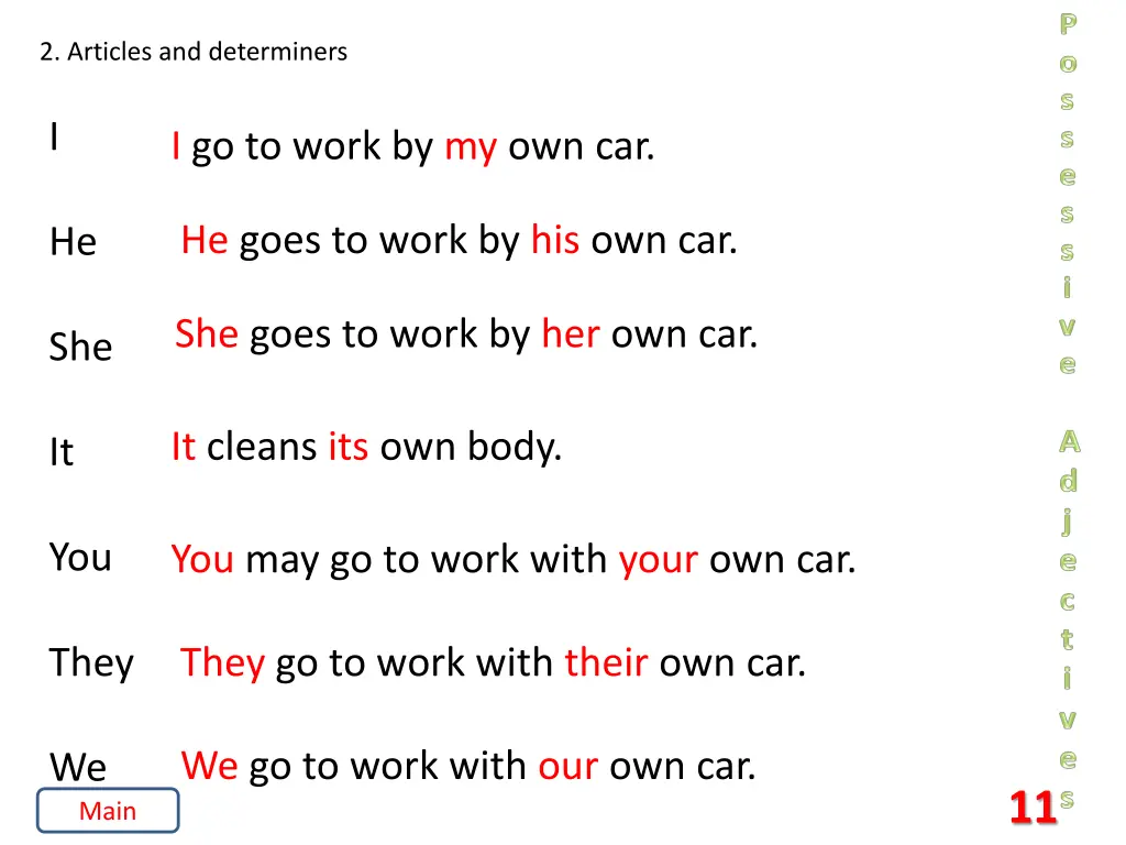 2 articles and determiners 5