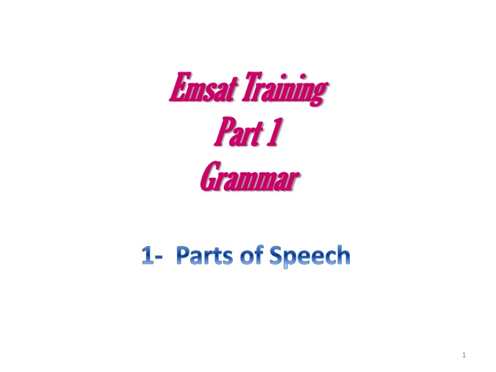 emsat emsat training training part 1 part
