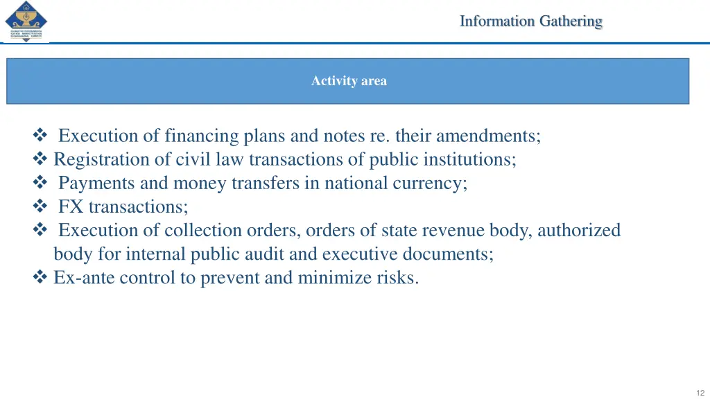 information gathering