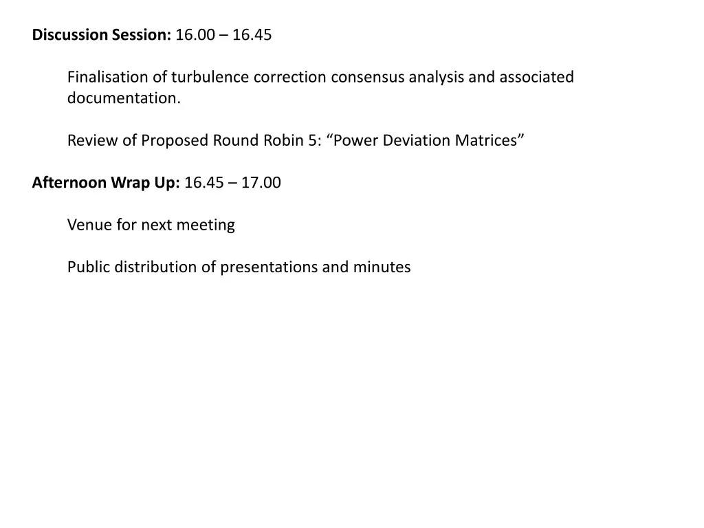 discussion session 16 00 16 45
