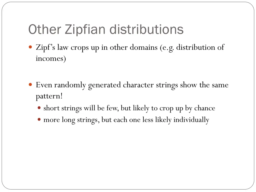 other zipfian distributions