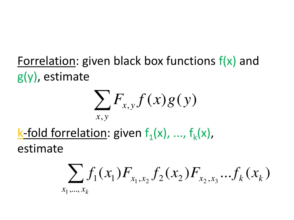 forrelation given black box functions