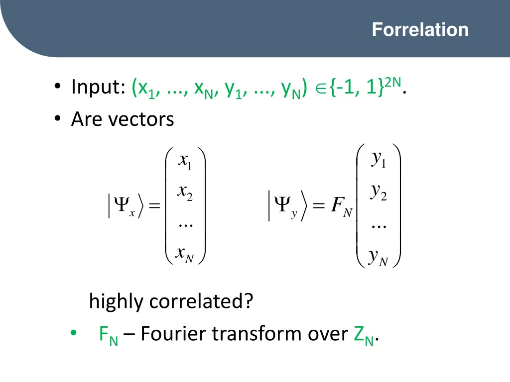 forrelation