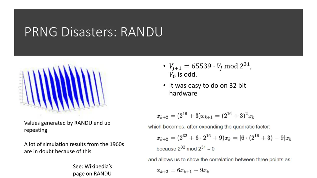 prng disasters randu