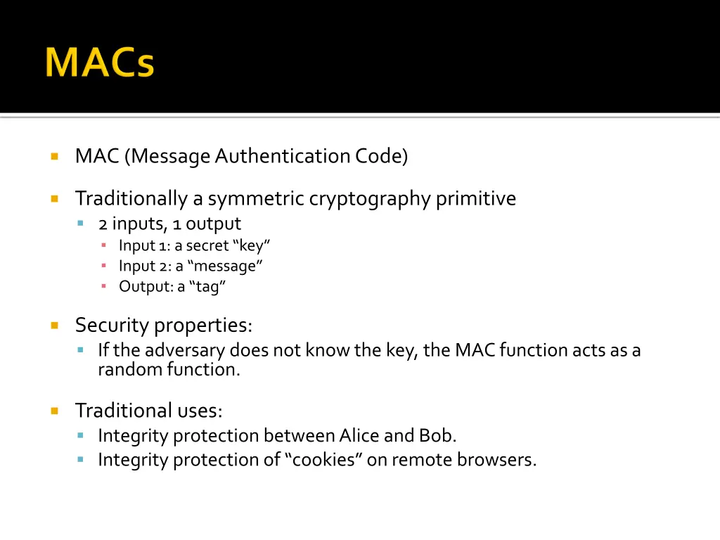 mac message authentication code