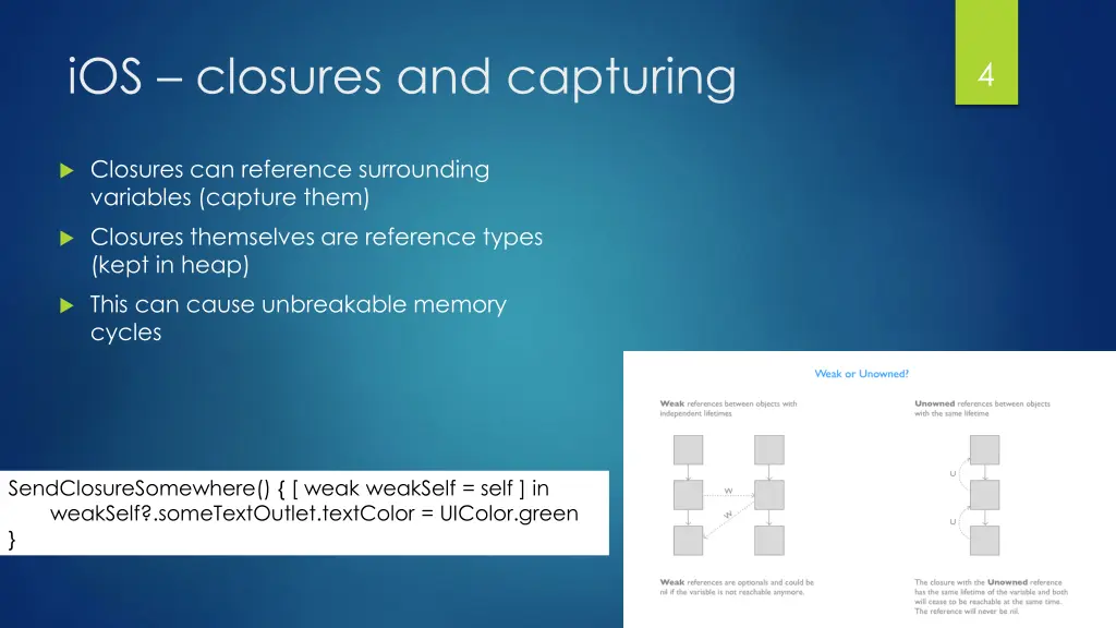 ios closures and capturing