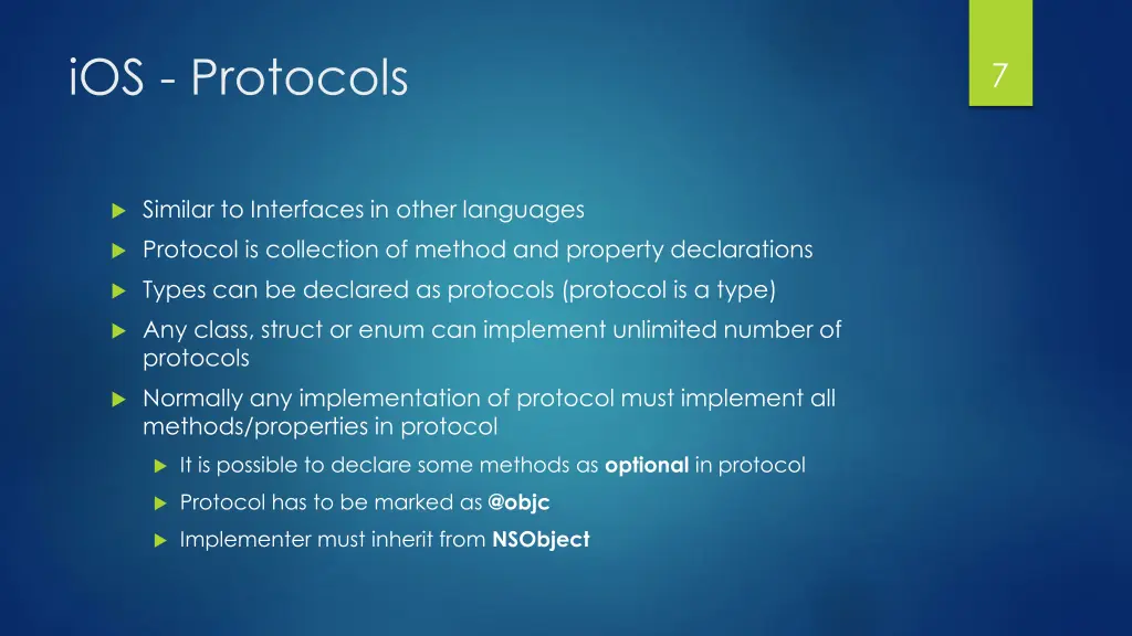 ios protocols