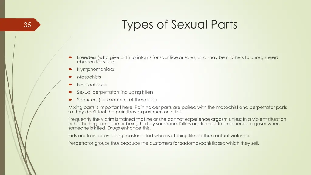 types of sexual parts