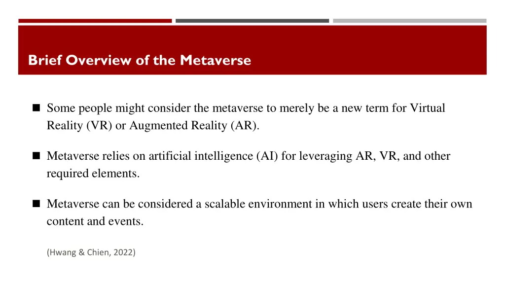 brief overview of the metaverse 1