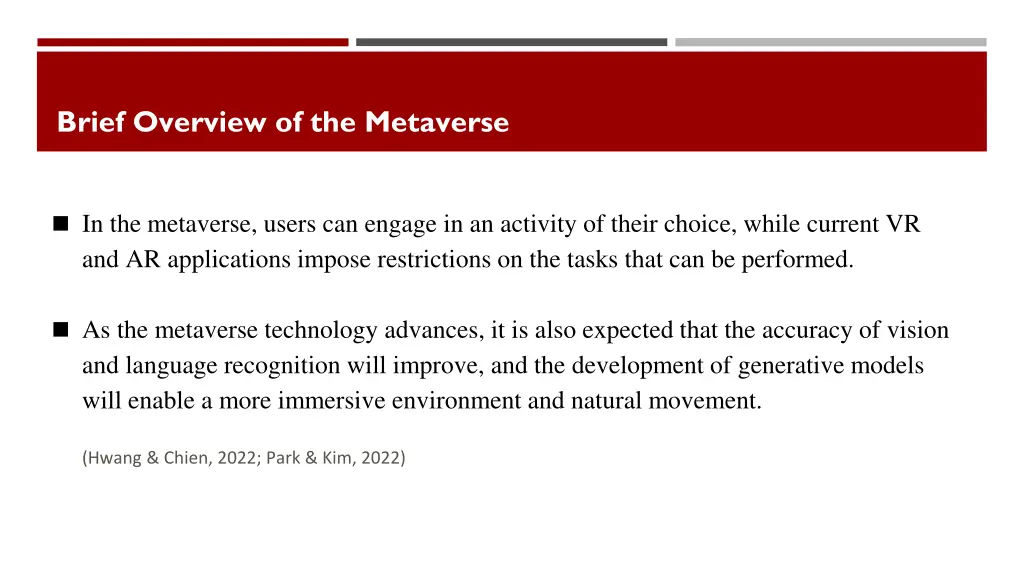 brief overview of the metaverse 2