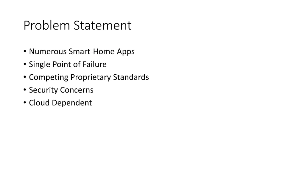 problem statement